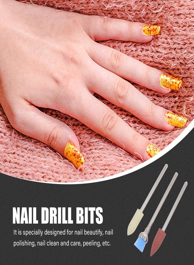 DEARMAMY 10pcs Nail Drill Bits Set - Alloy Tungsten Steel Grinding Heads for Manicure Pedicure And Nail Art - Image 4